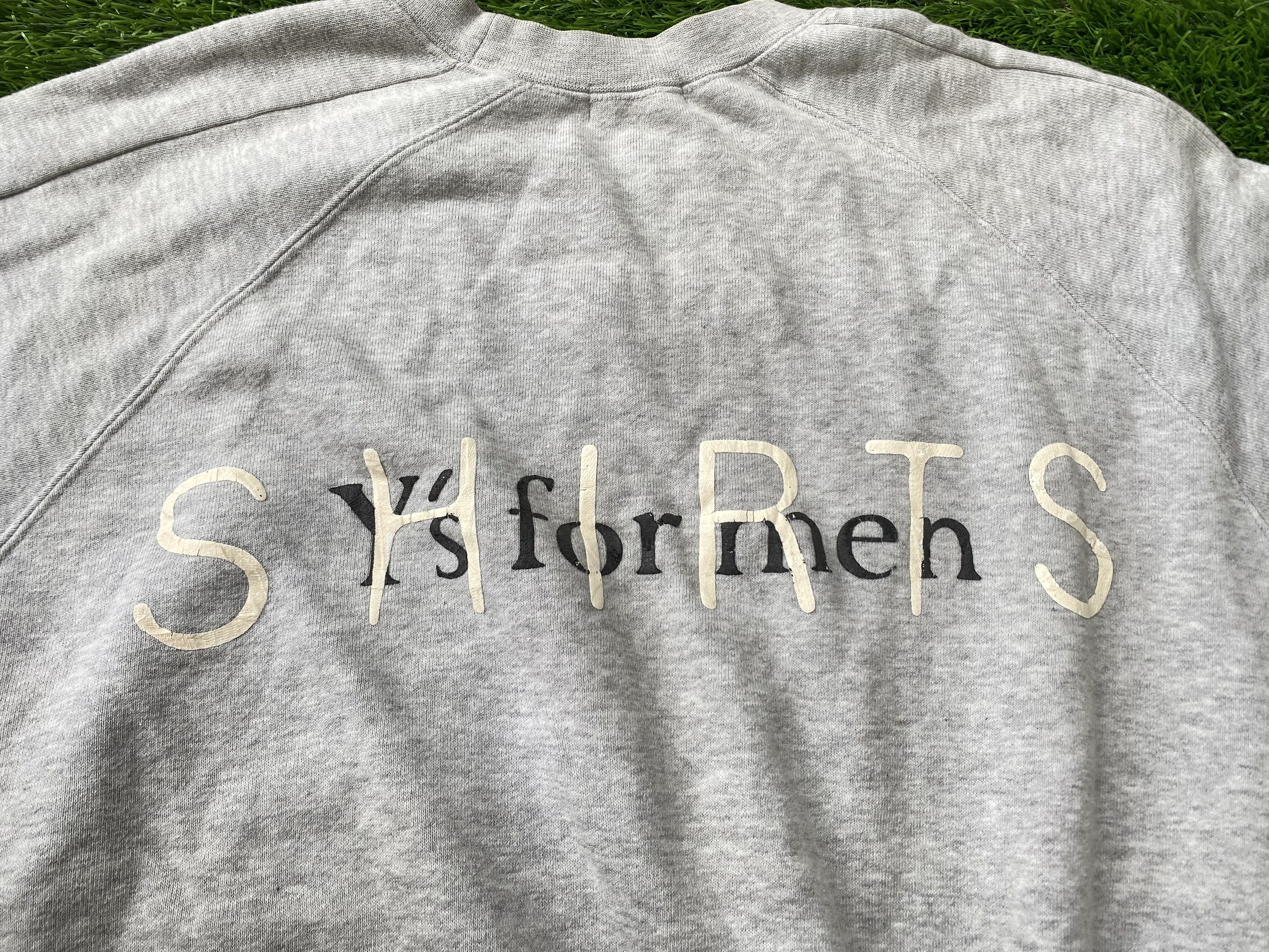Japanese Brand Yohji Yamamoto Sweatshirt Spellout Size US M / EU 48-50 / 2 - 4 Thumbnail