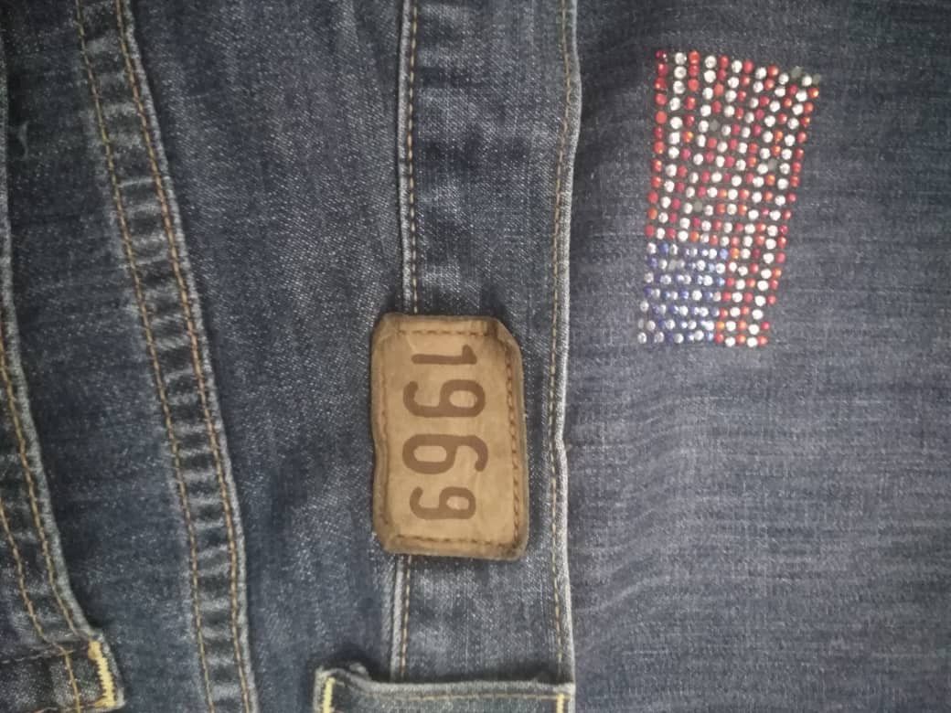 Gap Vintage GAP 1969 Painted Jeans Size US 32 / EU 48 - 15 Thumbnail