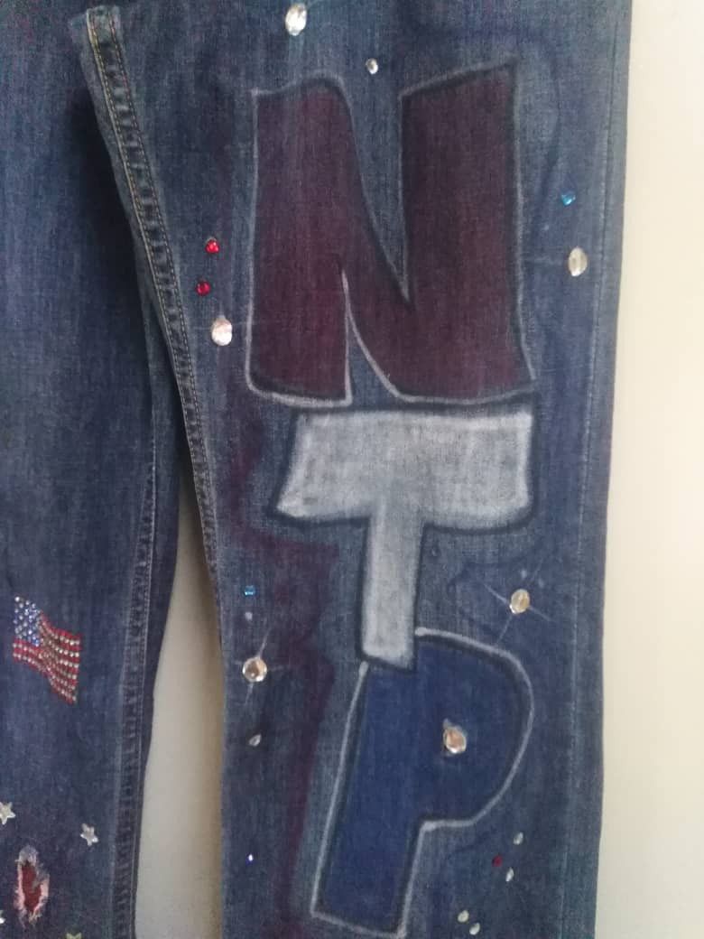 Gap Vintage GAP 1969 Painted Jeans Size US 32 / EU 48 - 9 Thumbnail