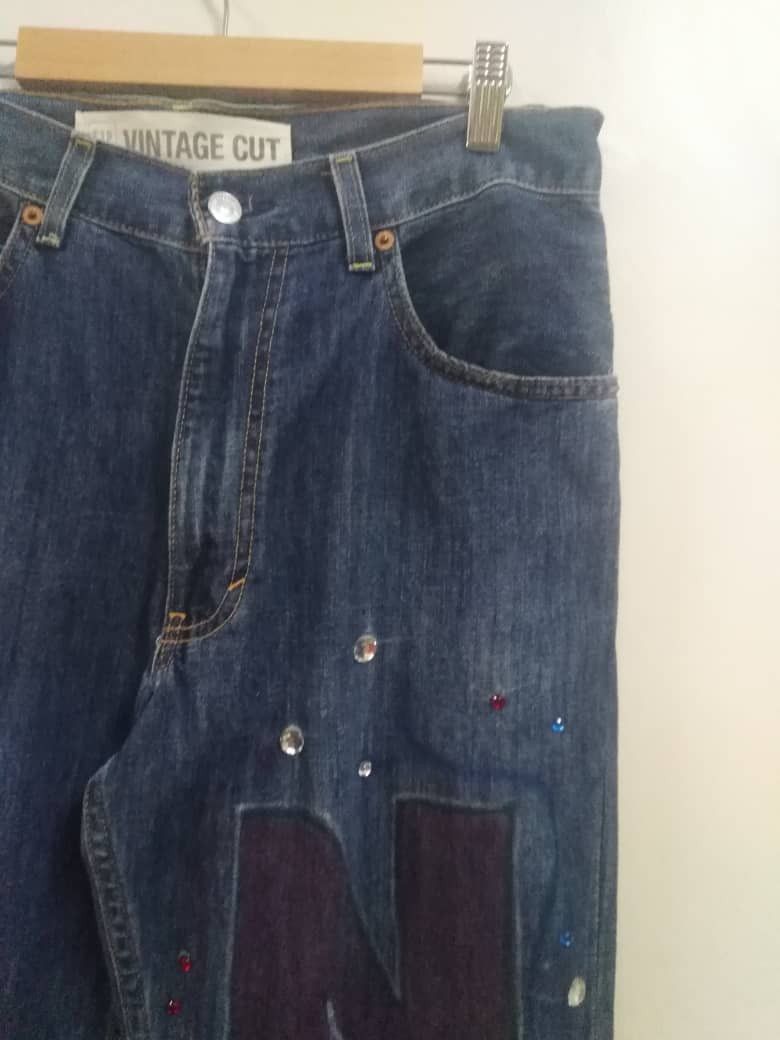 Gap Vintage GAP 1969 Painted Jeans Size US 32 / EU 48 - 3 Thumbnail