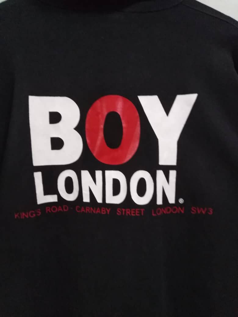 Boy London Vintage Made In USA Faded Black Big Logo Boy London Hoodies Size US L / EU 52-54 / 3 - 2 Thumbnail