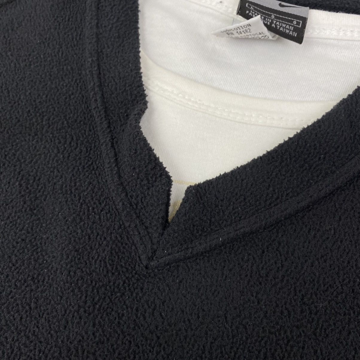 Nike × Vintage Man Fleece Nike Vintage Vest Very Rare Teddy Y2k Style Black Size US M / EU 48-50 / 2 - 6 Thumbnail
