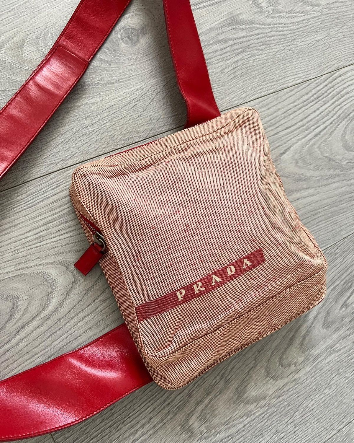 Prada Prada SS1999 Runway Speckled Technical Body Bag Size ONE SIZE - 5 Thumbnail