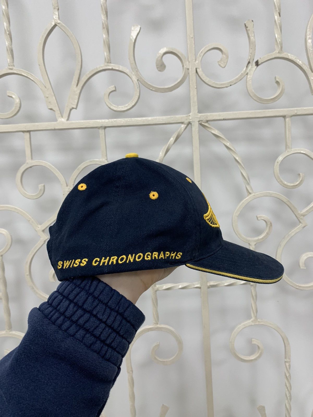 Breitling × Vintage Vintage Breitling Cap Hat Size ONE SIZE - 9 Thumbnail