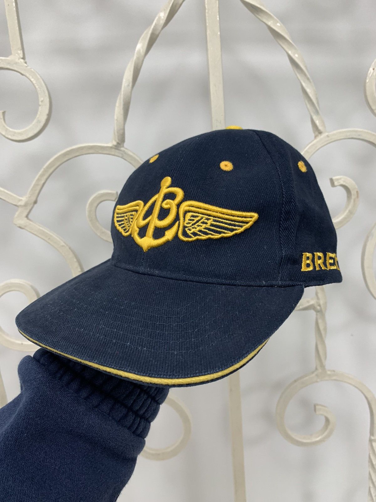 Breitling × Vintage Vintage Breitling Cap Hat Size ONE SIZE - 6 Thumbnail