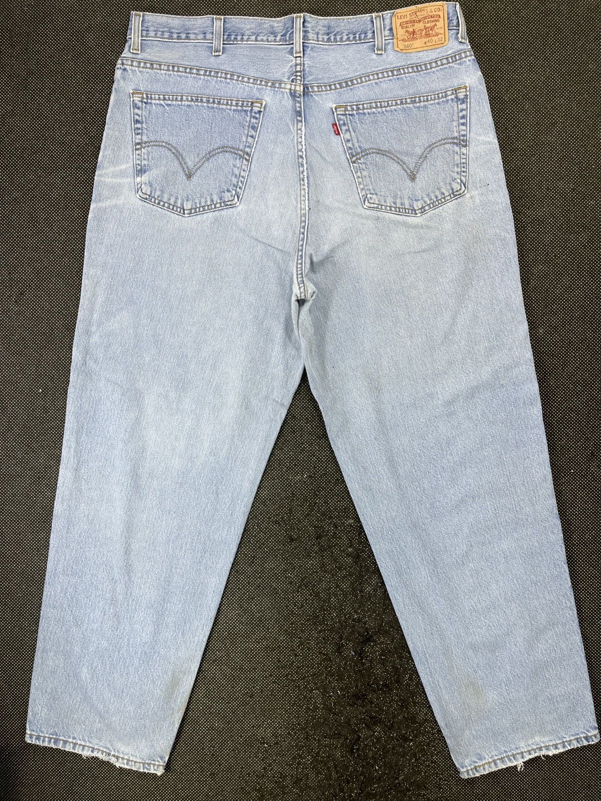 Levi's Vintage Light Wash Levis 560 Jeans - J521 Size US 41 - 2 Thumbnail