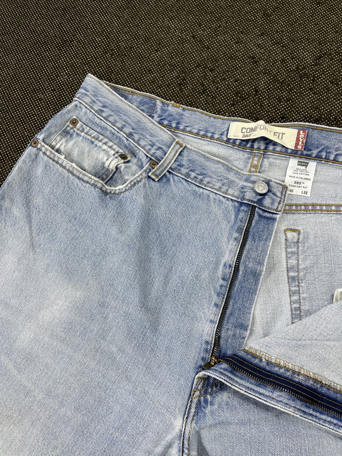 Levi's Vintage Light Wash Levis 560 Jeans - J521 Size US 41 - 6 Thumbnail