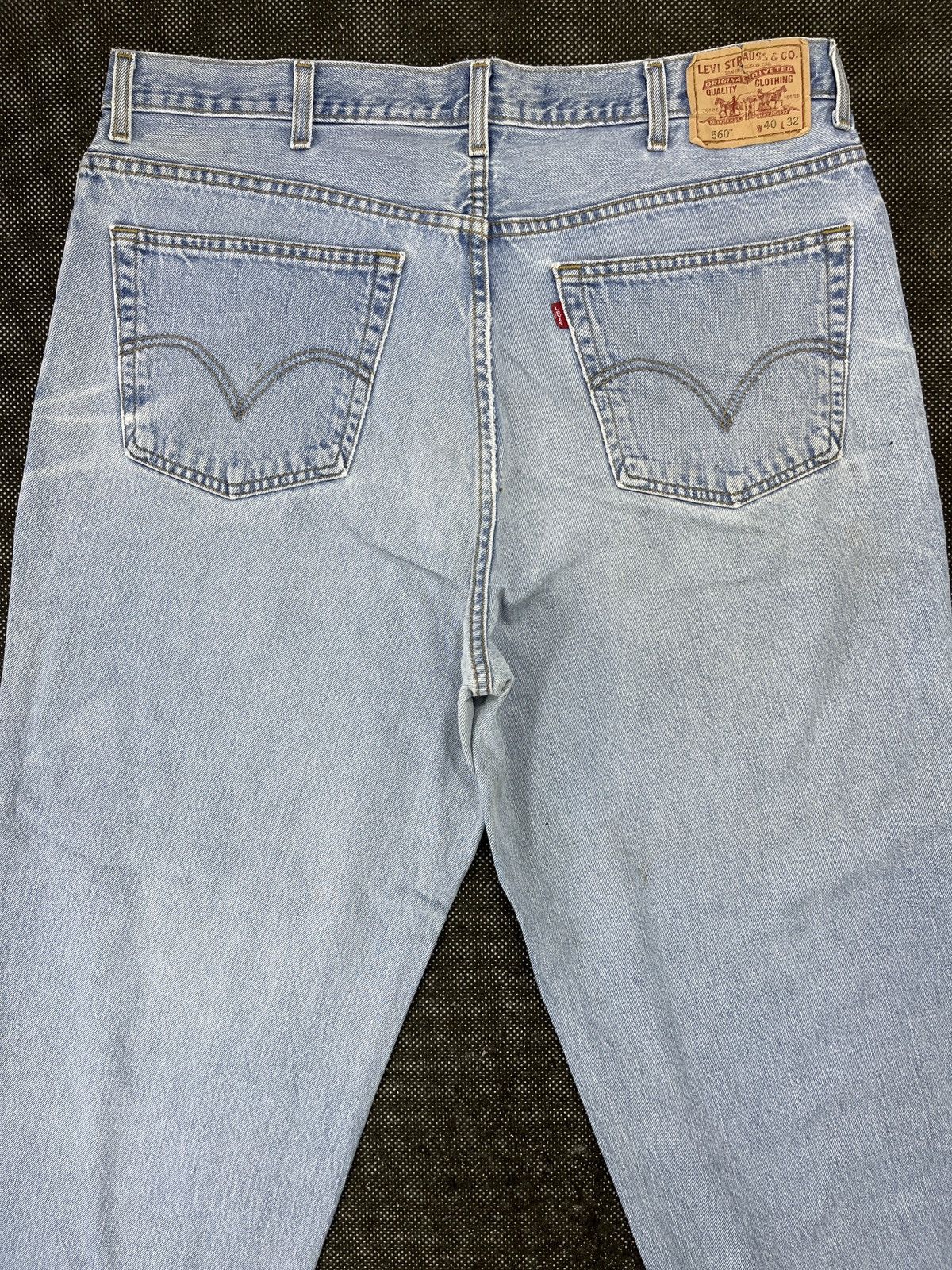 Levi's Vintage Light Wash Levis 560 Jeans - J521 Size US 41 - 4 Thumbnail