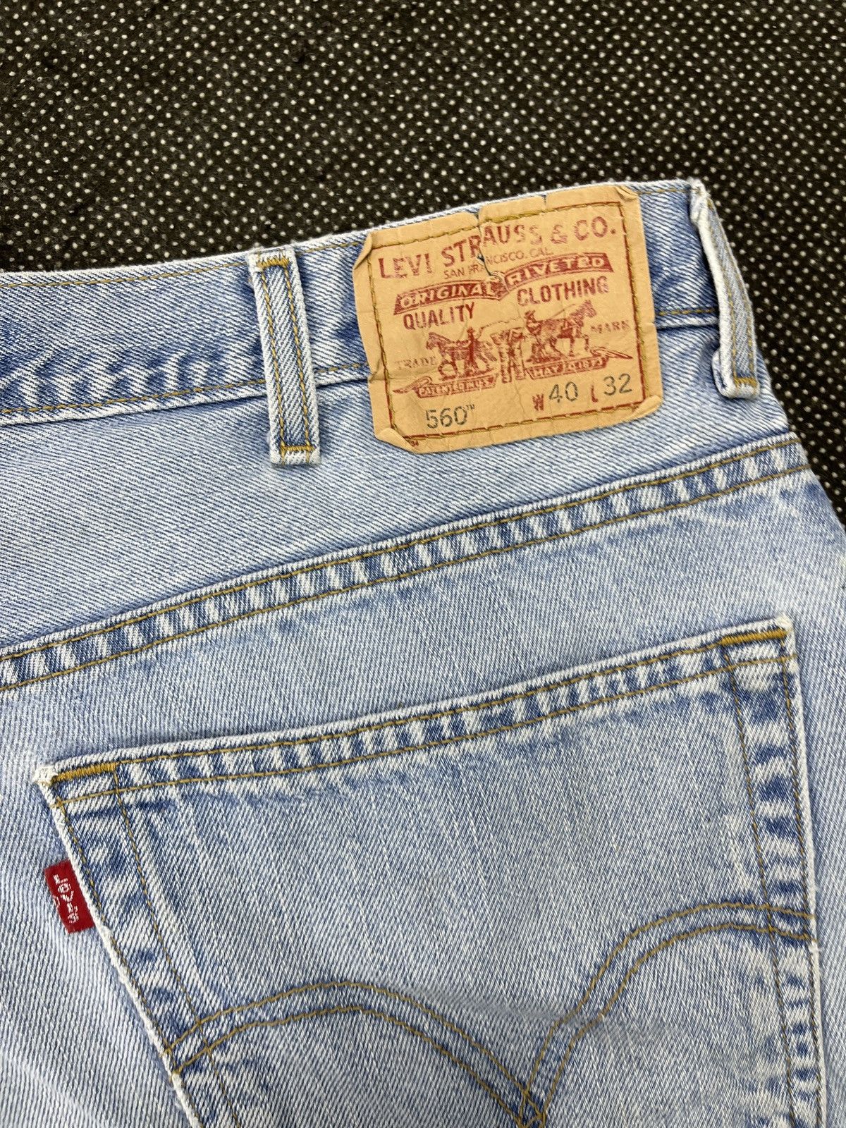 Levi's Vintage Light Wash Levis 560 Jeans - J521 Size US 41 - 10 Thumbnail