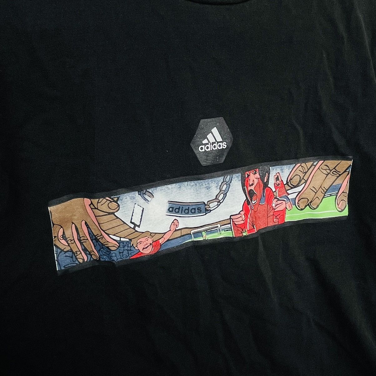 Adidas × Vintage Y2K Adidas Japan Soccer Tee Size US M / EU 48-50 / 2 - 3 Thumbnail