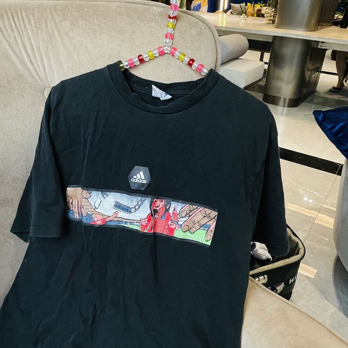 Adidas × Vintage Y2K Adidas Japan Soccer Tee Size US M / EU 48-50 / 2 - 1 Thumbnail