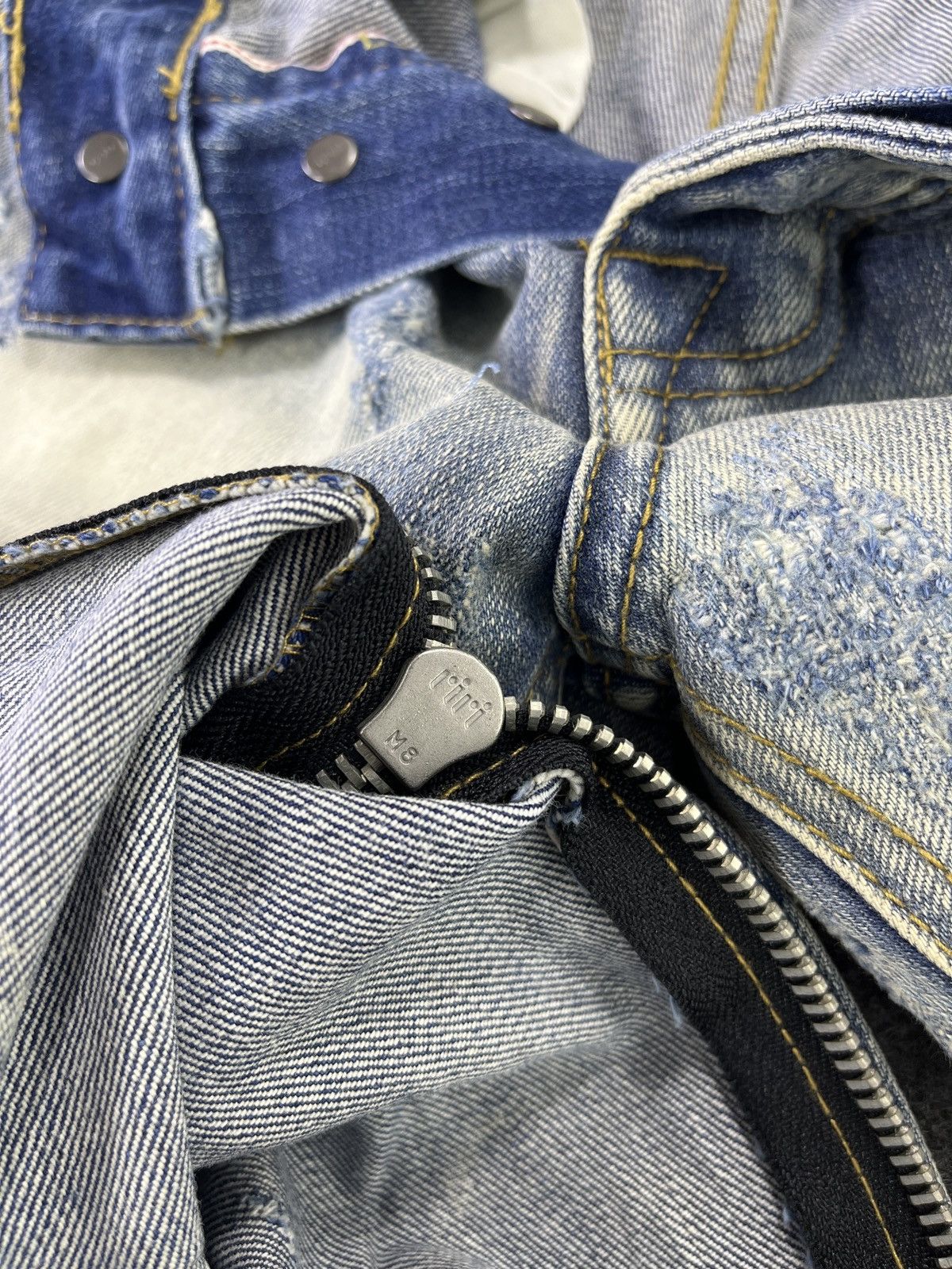 Japanese Brand × Vintage Fear Of God Selvedge Edge Jeans Distressed Denim - J862 Size US 32 / EU 48 - 18 Thumbnail