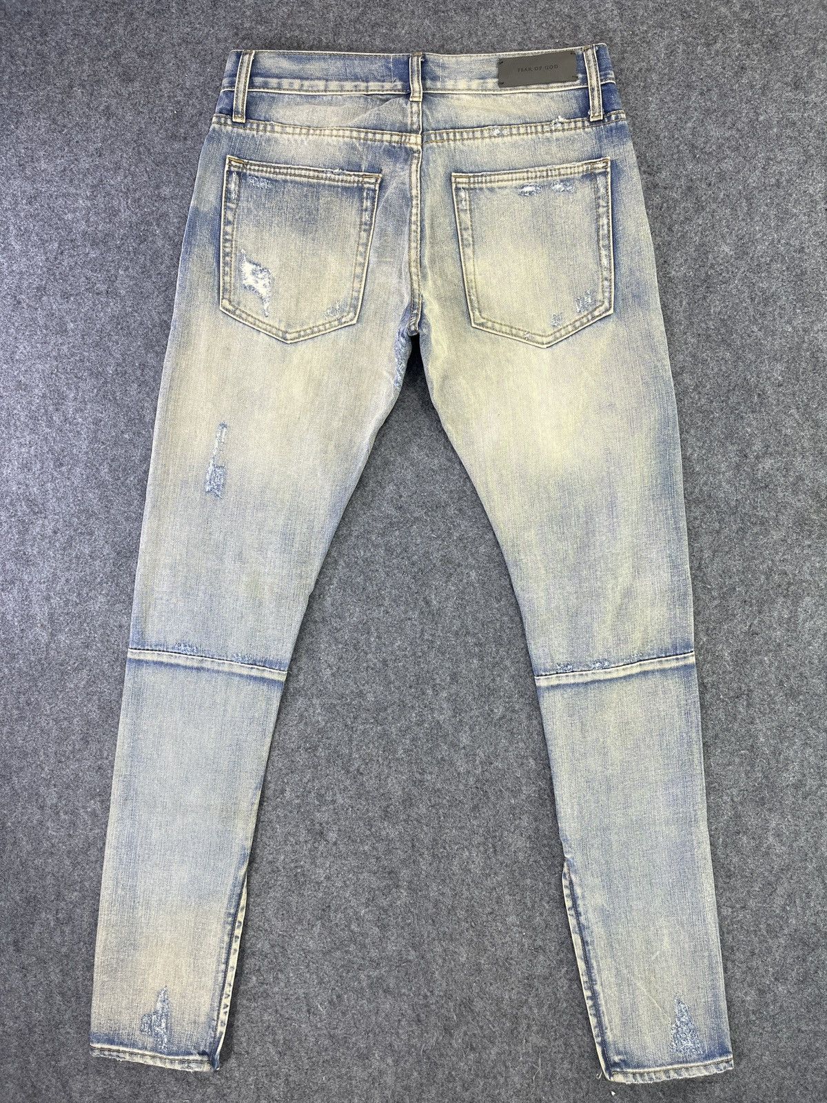 Japanese Brand × Vintage Fear Of God Selvedge Edge Jeans Distressed Denim - J862 Size US 32 / EU 48 - 2 Thumbnail