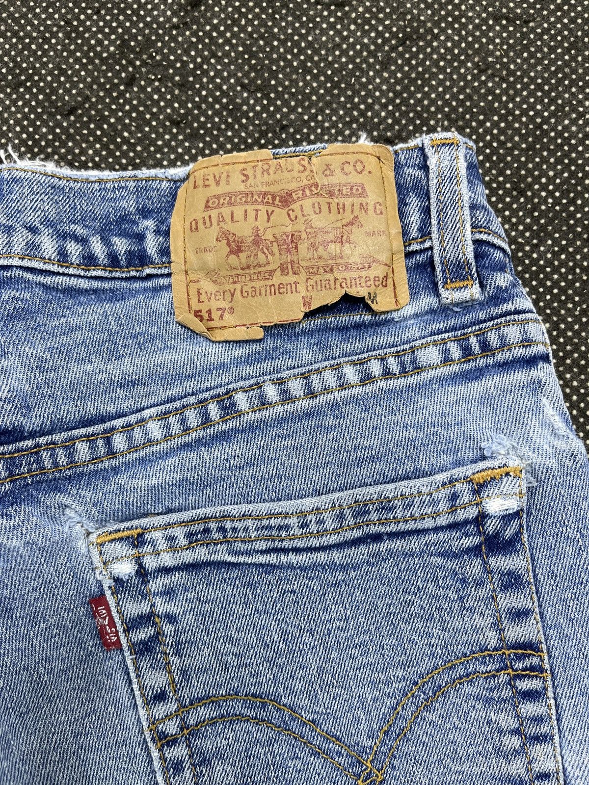 Levi's × Vintage 90s Vintage Levis 517 Cropped Jeans - J616 Size 30" / US 8 / IT 44 - 9 Thumbnail