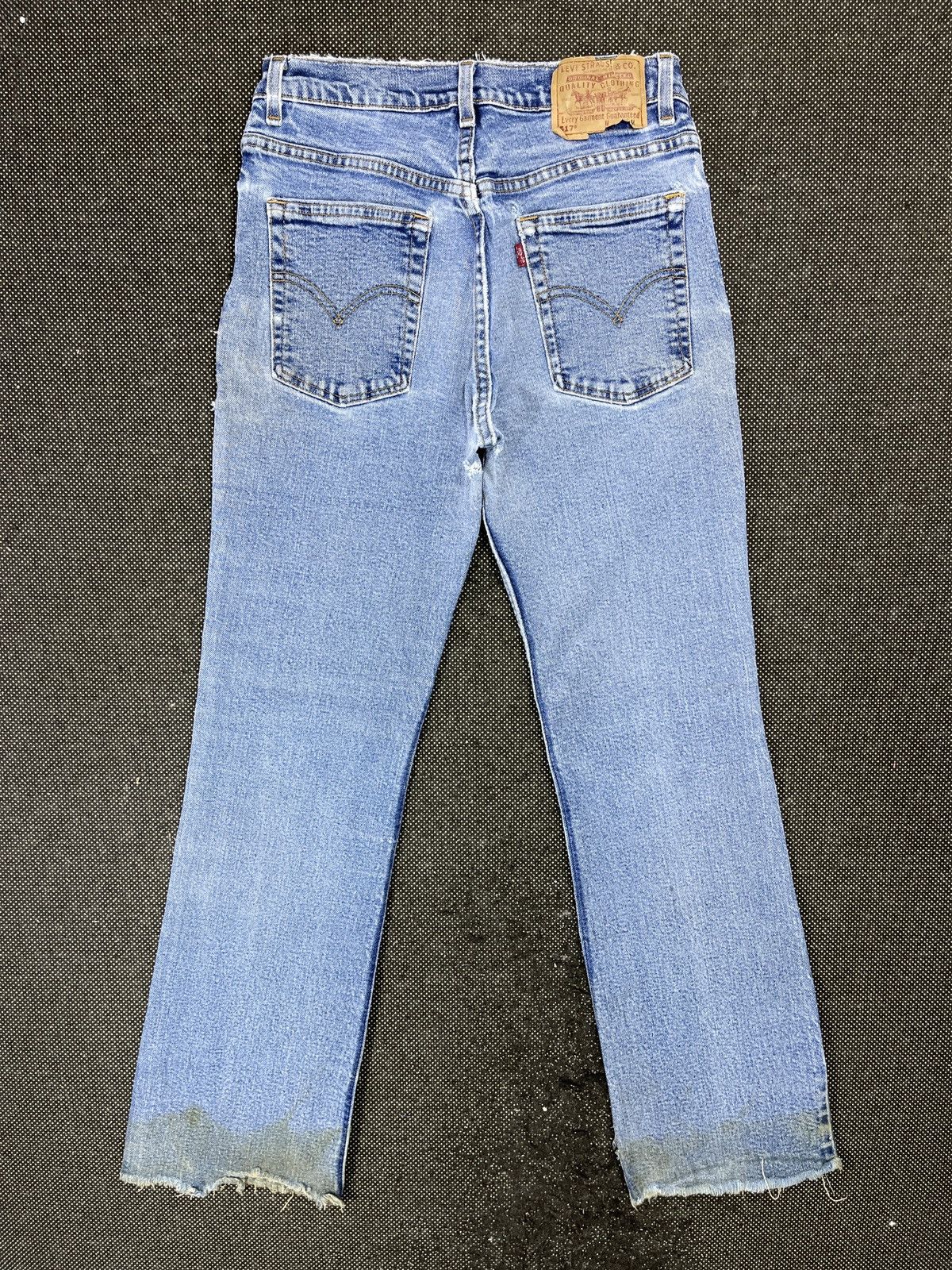 Levi's × Vintage 90s Vintage Levis 517 Cropped Jeans - J616 Size 30" / US 8 / IT 44 - 2 Thumbnail