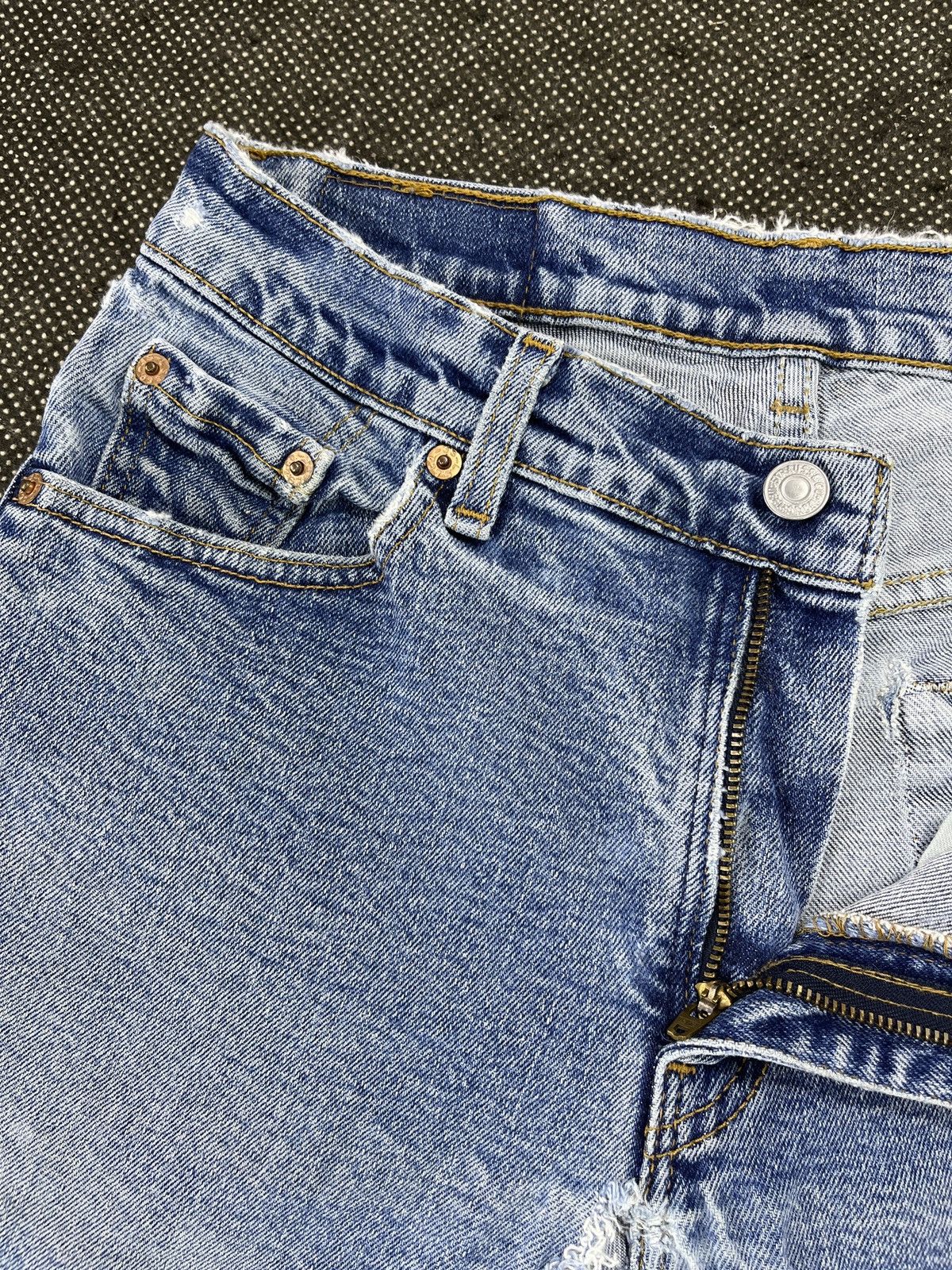Levi's × Vintage 90s Vintage Levis 517 Cropped Jeans - J616 Size 30" / US 8 / IT 44 - 6 Thumbnail