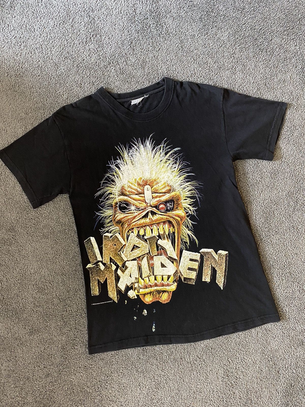Iron Maiden × Vintage T-shirt Vintage Iron Made 1993s Rap Rock RARE Size US L / EU 52-54 / 3 - 1 Thumbnail