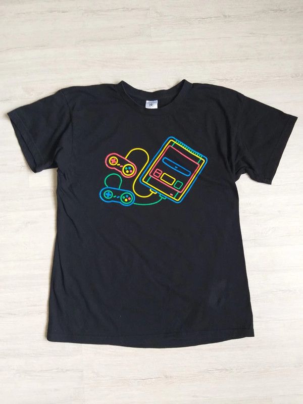 Nintendo Nintendo SNES Classic Mini Graphic Gaming T-Shirt Retro Size US L / EU 52-54 / 3 - 1 Thumbnail