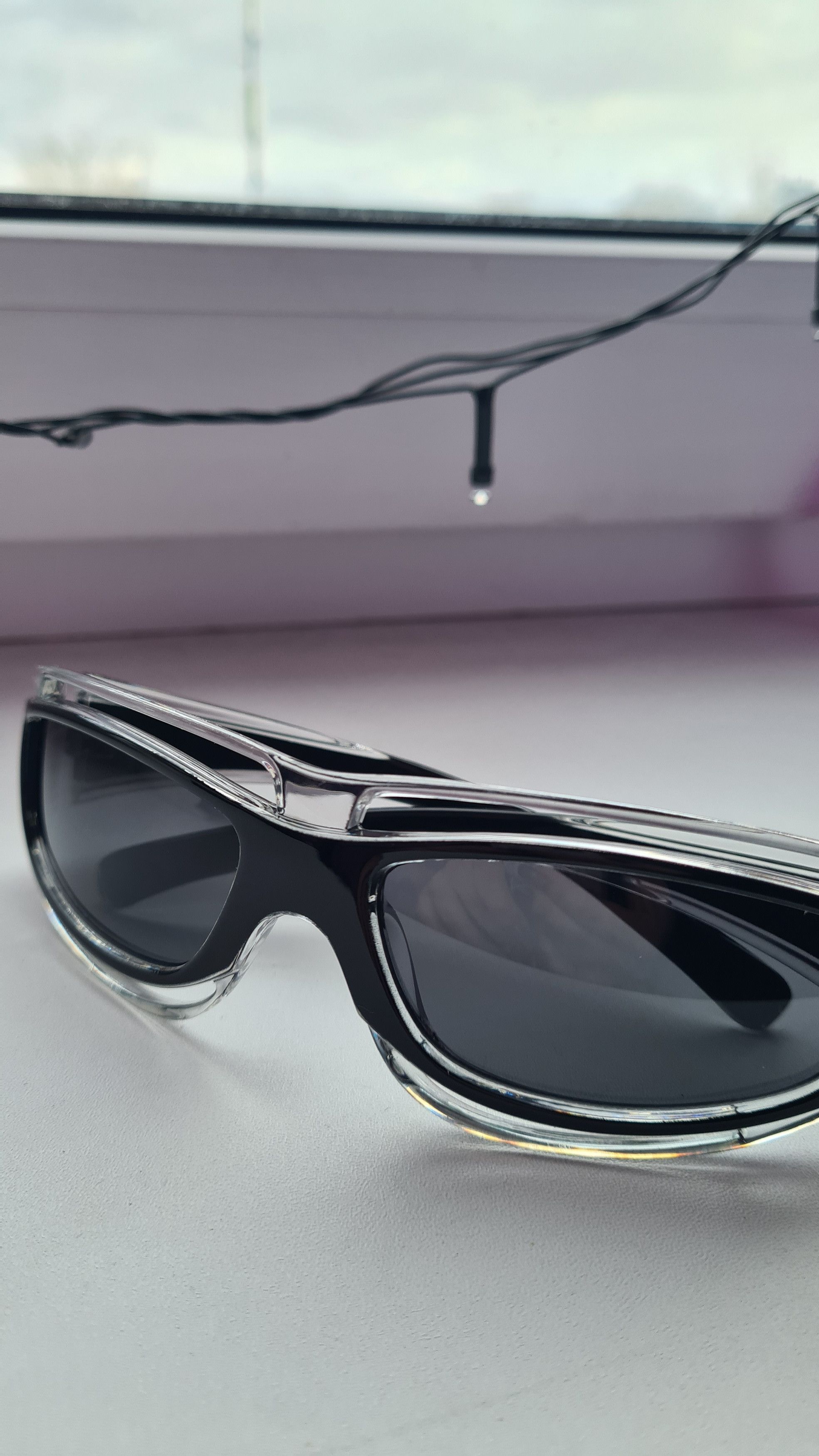 Jewelry Black Lense Cateye Glasses Punk Style Sunglasses Size ONE SIZE - 5 Thumbnail