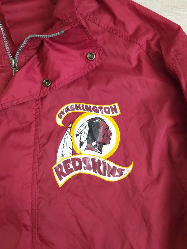 NFL Vintage Washington Redskins NFL Teamline Coach Jacket Red Size US XXL / EU 58 / 5 - 3 Thumbnail