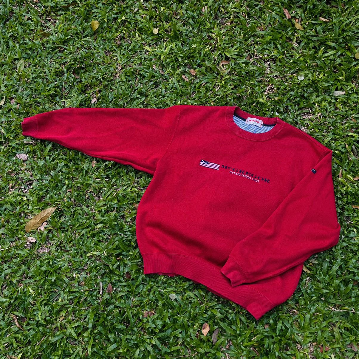 McGregor × Vintage Vintage Mcgregor Spell Out Sweatshirt Size US M / EU 48-50 / 2 - 2 Thumbnail