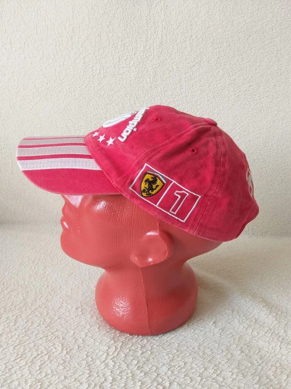 Ferrari Michael Schumacher F1 World Champion Racing Cap Size ONE SIZE - 6 Thumbnail