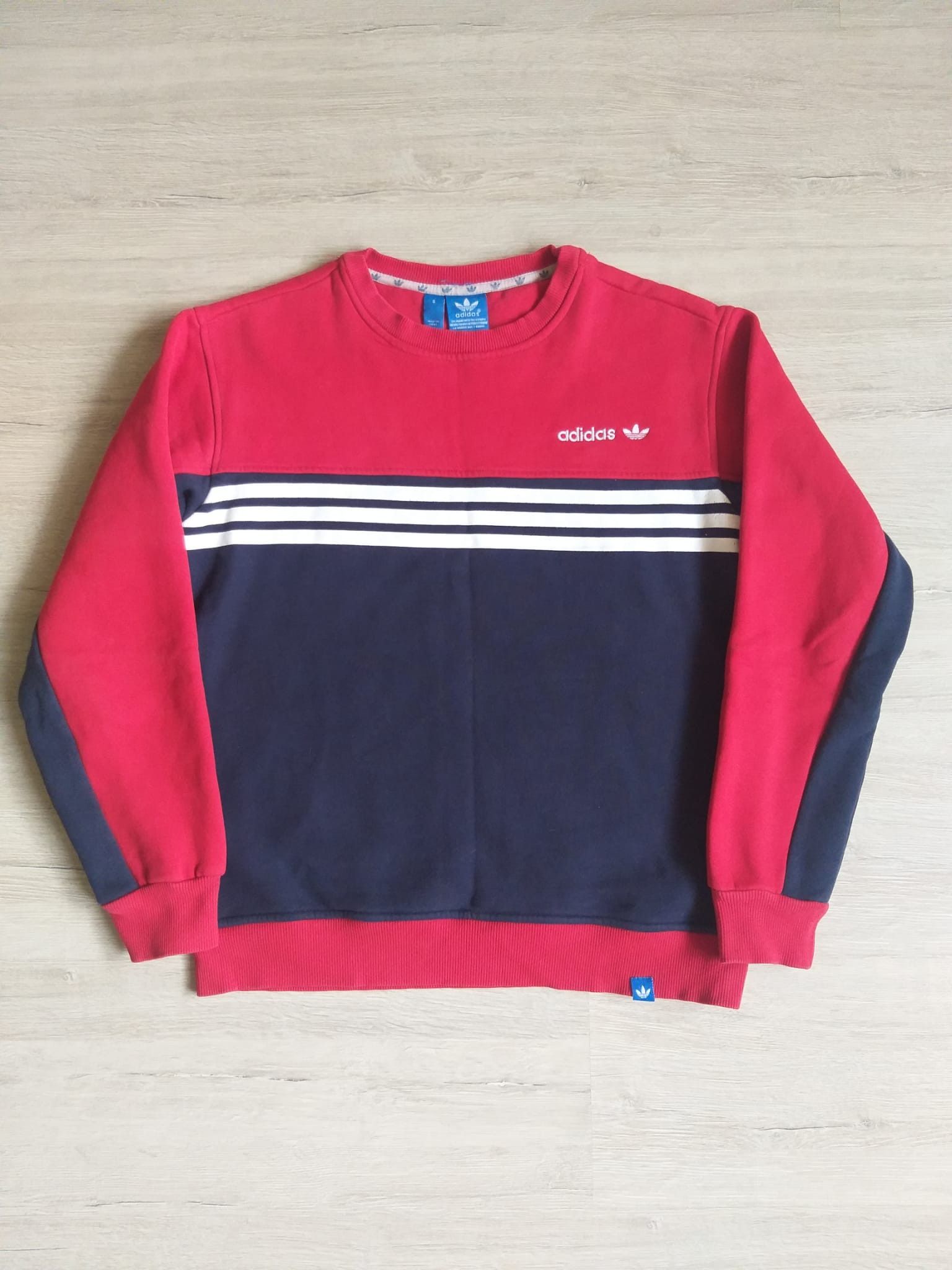 Adidas Originals Vintage Crewneck Trefoil Back Logo S