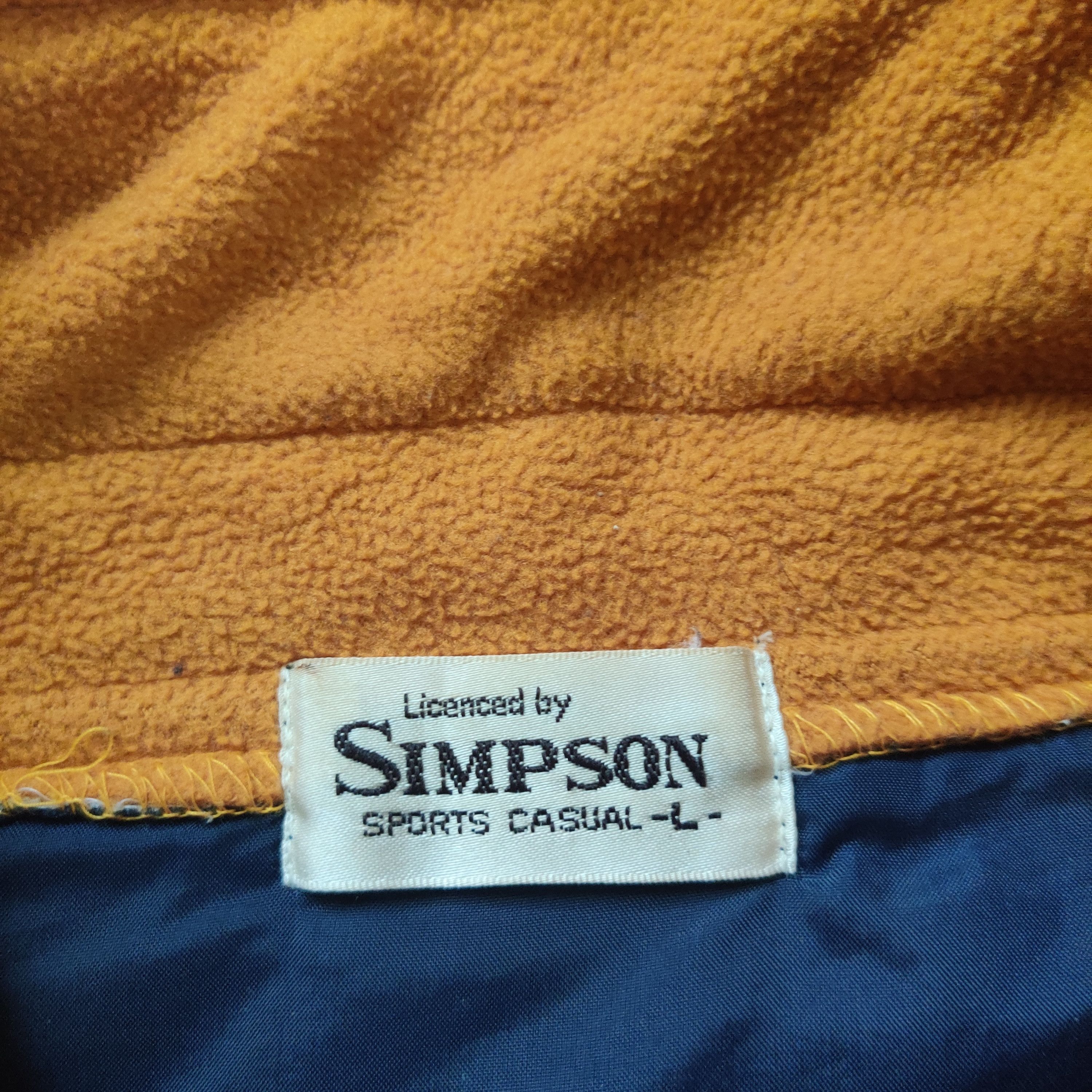 The Simpsons Vintage Simpson Club Australia Fleece Vest Size US L / EU 52-54 / 3 - 4 Thumbnail