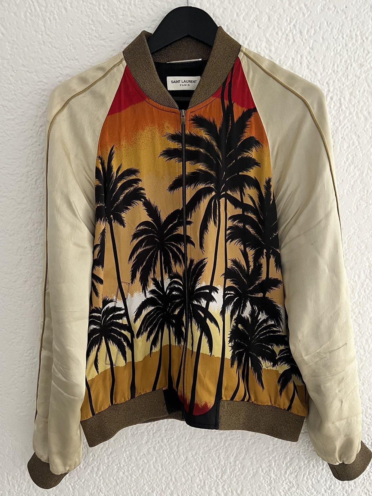 Saint Laurent Paris Saint Laurent Paris SS16 Sunset Bomber jacket Grailed