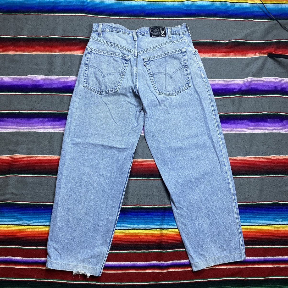 Levi's Vintage Levi’s L2 USA 90s Silver Tab Baggy Fit Jeans Size US 32 / EU 48 - 7 Thumbnail