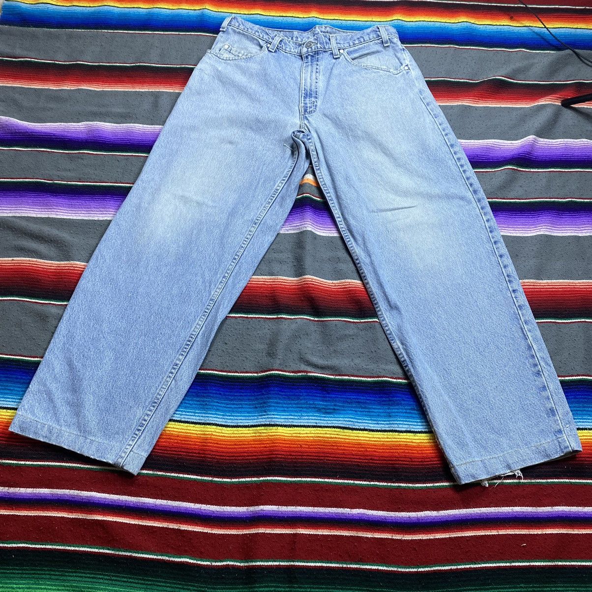 Levi's Vintage Levi’s L2 USA 90s Silver Tab Baggy Fit Jeans Size US 32 / EU 48 - 3 Thumbnail