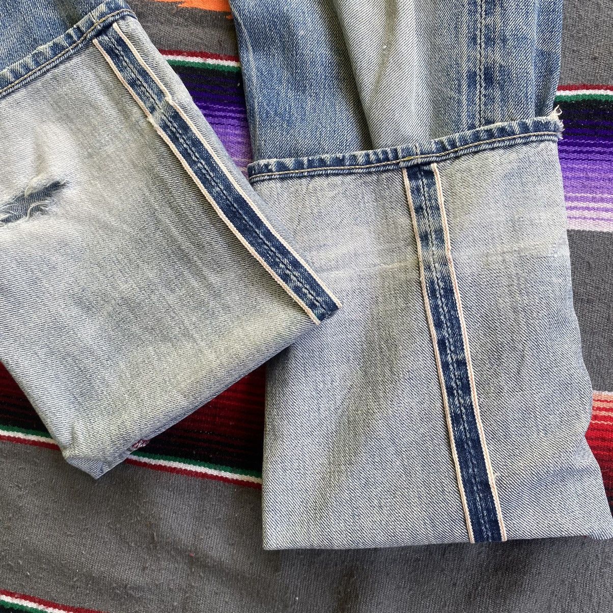 Vintage Vintage Japanese Brand Rantis Selvedge Distressed Denim Size US 33 - 20 Thumbnail
