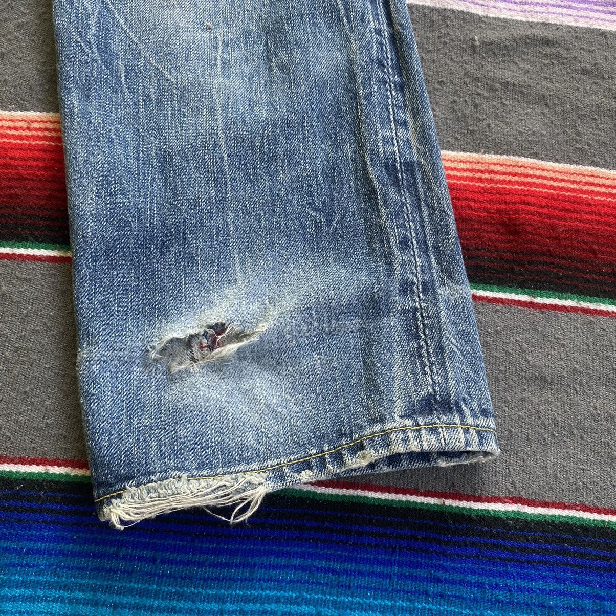 Vintage Vintage Japanese Brand Rantis Selvedge Distressed Denim Size US 33 - 12 Thumbnail
