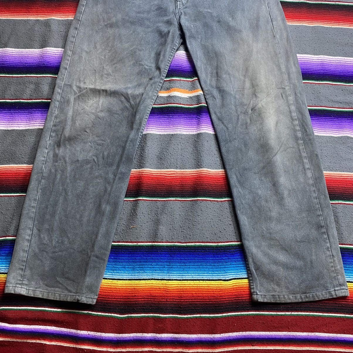 Levi's Vintage Levi’s 501 Faded Black Distressed Denim Size US 36 / EU 52 - 3 Thumbnail