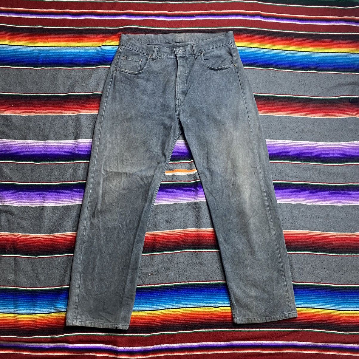 Levi's Vintage Levi’s 501 Faded Black Distressed Denim Size US 36 / EU 52 - 1 Thumbnail