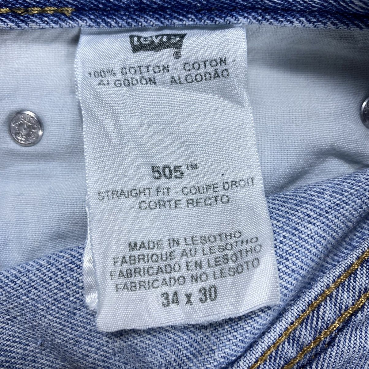 Levi's Vintage Levi’s 505 Light Washed Distressed Denim Size US 36 / EU 52 - 13 Thumbnail