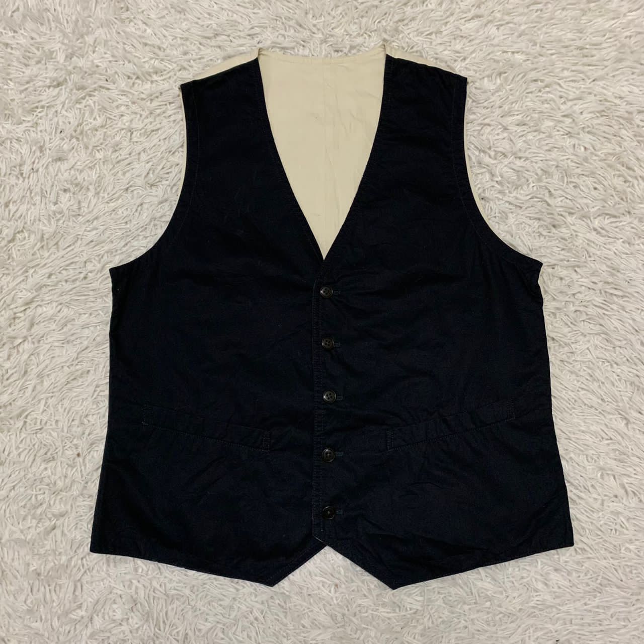 Japanese Brand Back Number reversible vest Size US M / EU 48-50 / 2 - 12 Thumbnail