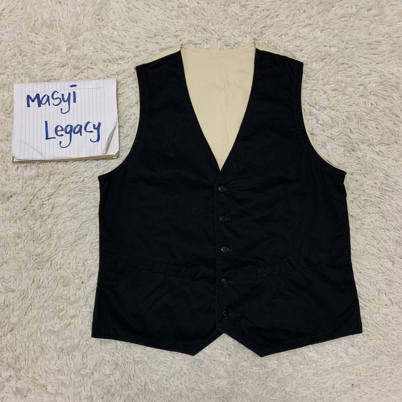 Japanese Brand Back Number reversible vest Size US M / EU 48-50 / 2 - 2 Thumbnail