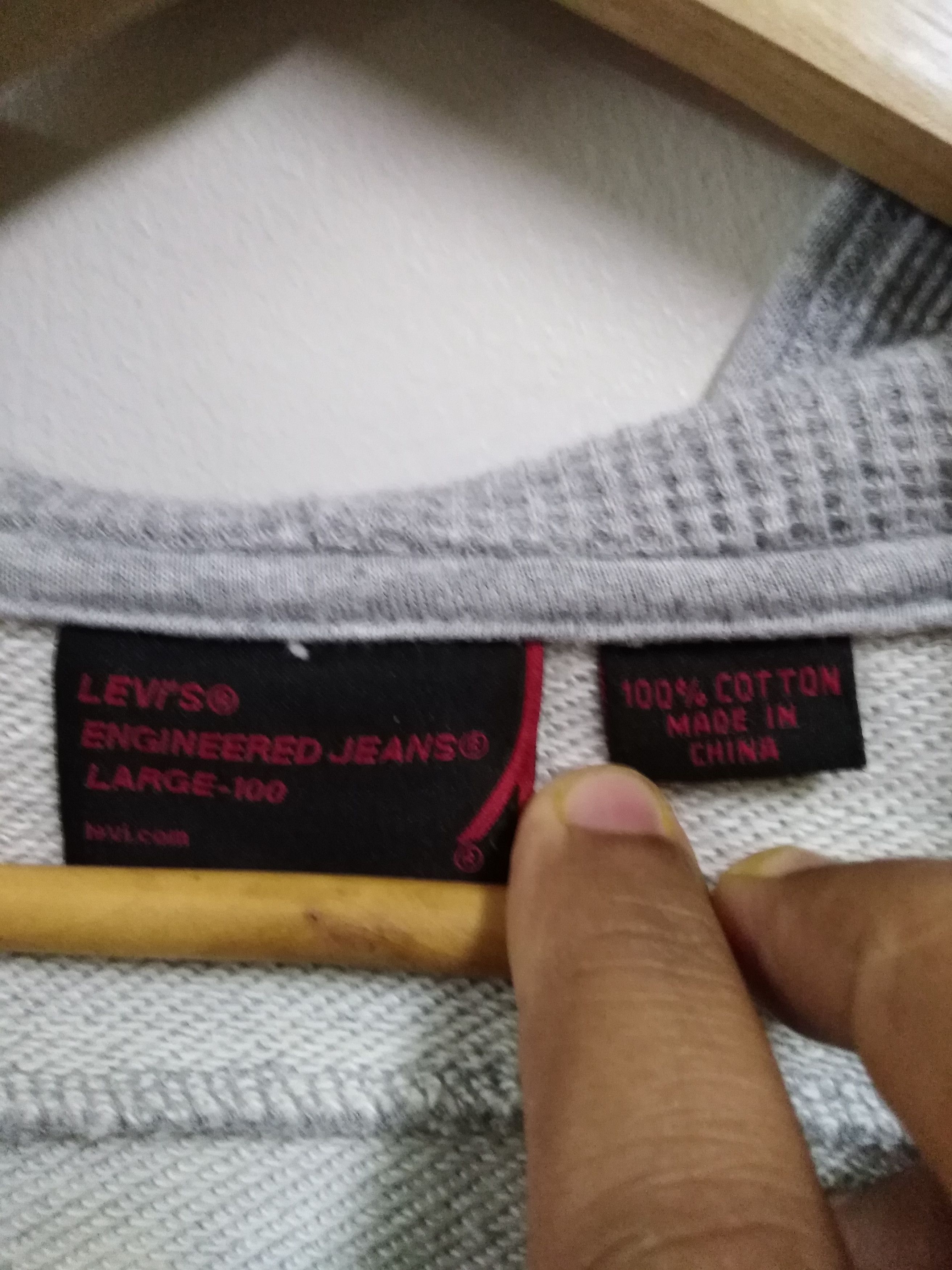 Levi's Vintage 90's Levi's Engineered Hoodie Zip Up Size US L / EU 52-54 / 3 - 13 Thumbnail