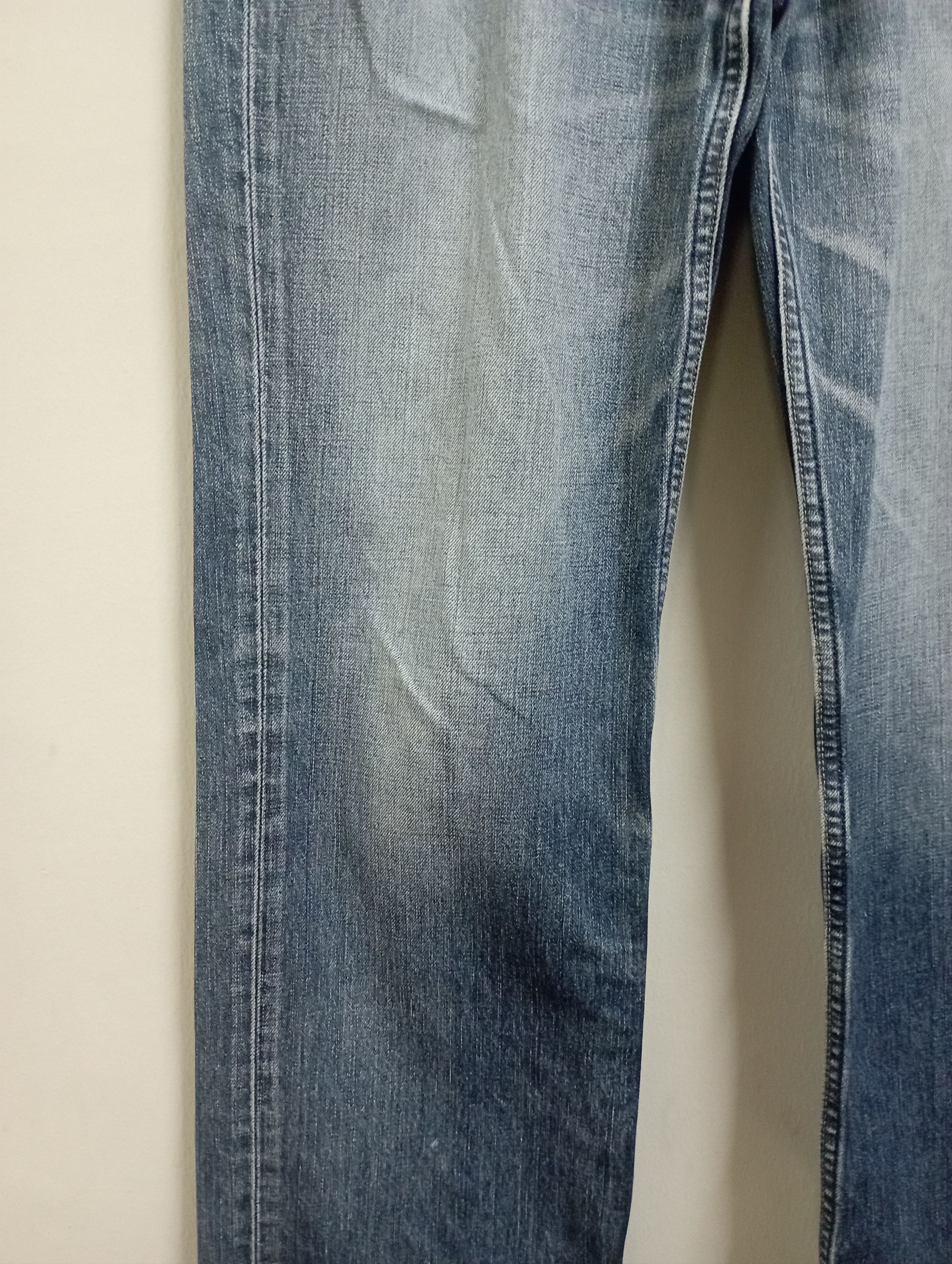 Sugar Cane Levi's 502 Vintage Distressed Stone Wash Japan Leather Patch Size US 32 / EU 48 - 7 Thumbnail