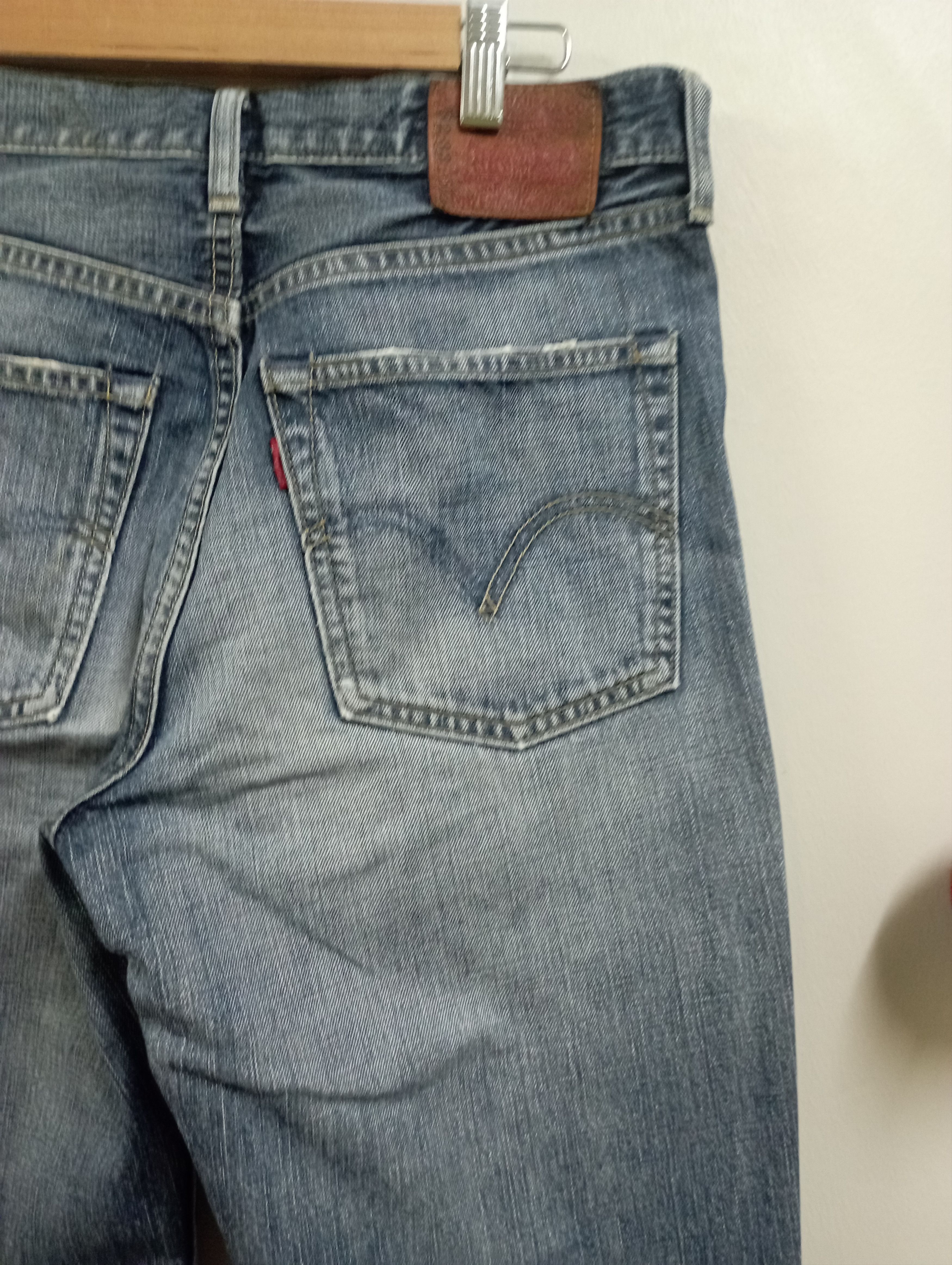 Sugar Cane Levi's 502 Vintage Distressed Stone Wash Japan Leather Patch Size US 32 / EU 48 - 9 Thumbnail