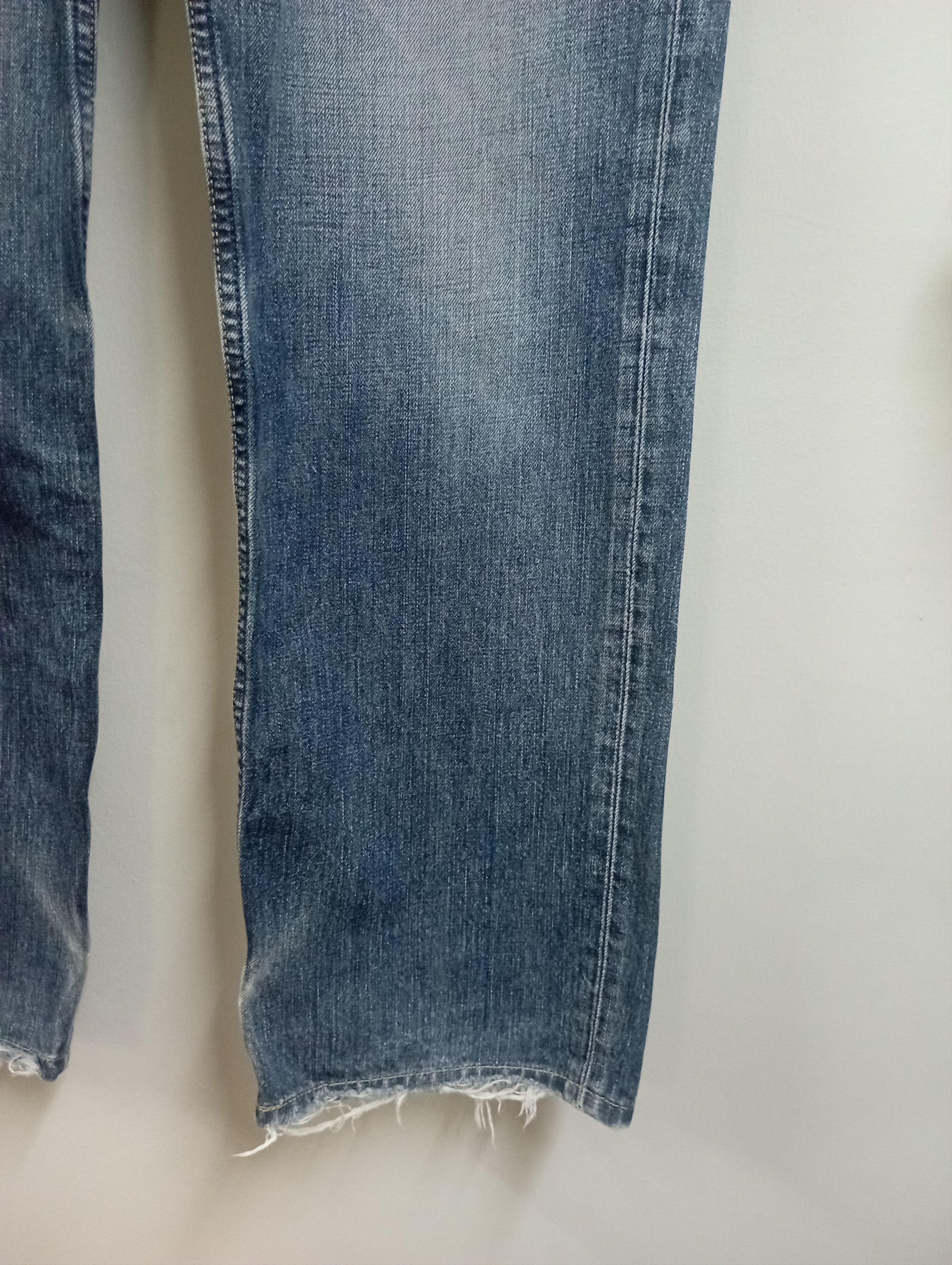 Sugar Cane Levi's 502 Vintage Distressed Stone Wash Japan Leather Patch Size US 32 / EU 48 - 5 Thumbnail