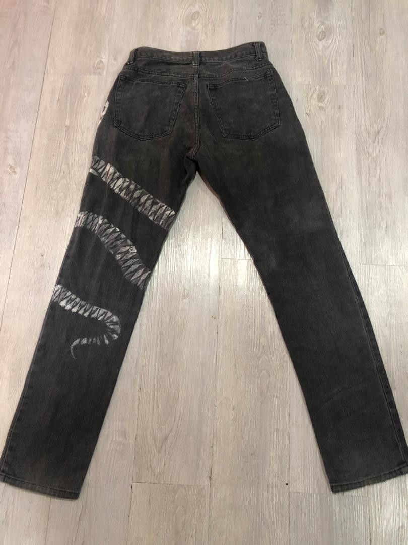 Hysteric Glamour RARE Japanese Brand Cobra Jeans Streetwear Size US 29 - 3 Thumbnail