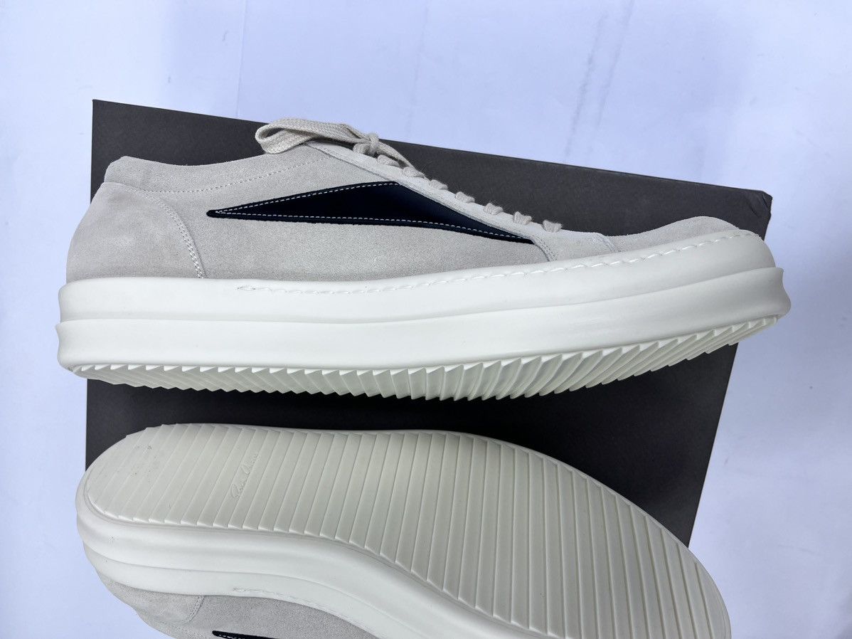 Rick Owens Milk Vintage Grained Leather Sneakers Size US 8 / EU 41 - 10 Thumbnail