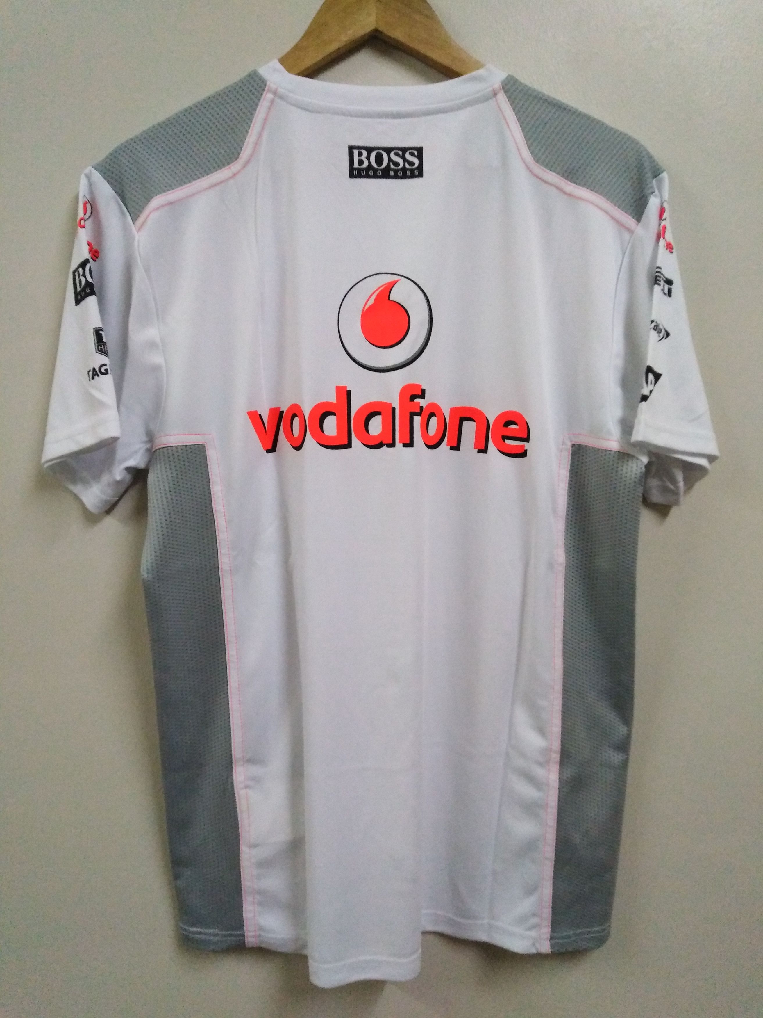 Formula 1 Vintage Jenson Button Vodafone McLaren Mercedes F1 T Shirt Size US M / EU 48-50 / 2 - 2 Thumbnail
