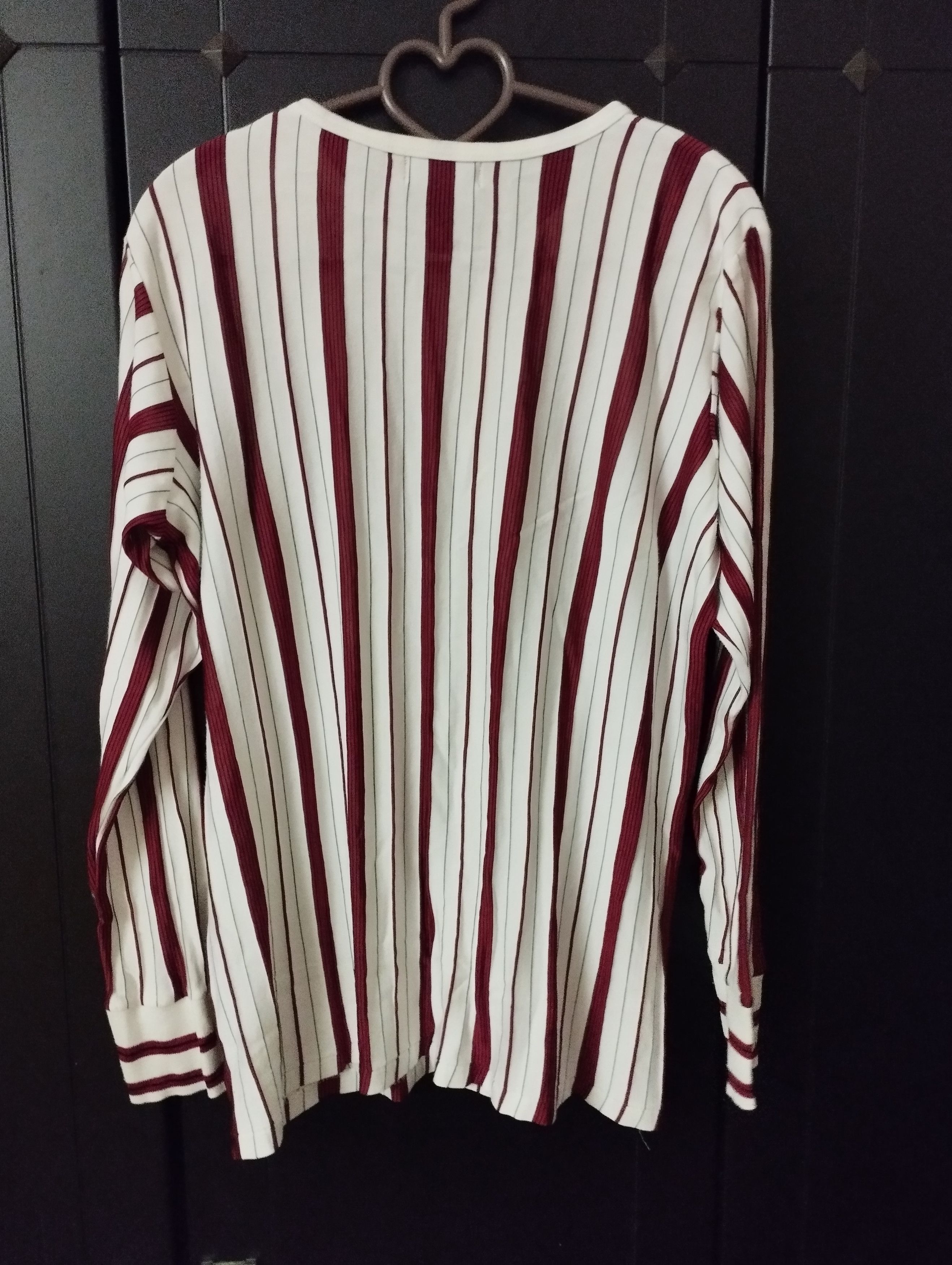 A.P.C. Stiped Long Sleeve A.P.C Fadhila 21.5x25 inches Size US M / EU 48-50 / 2 - 2 Thumbnail