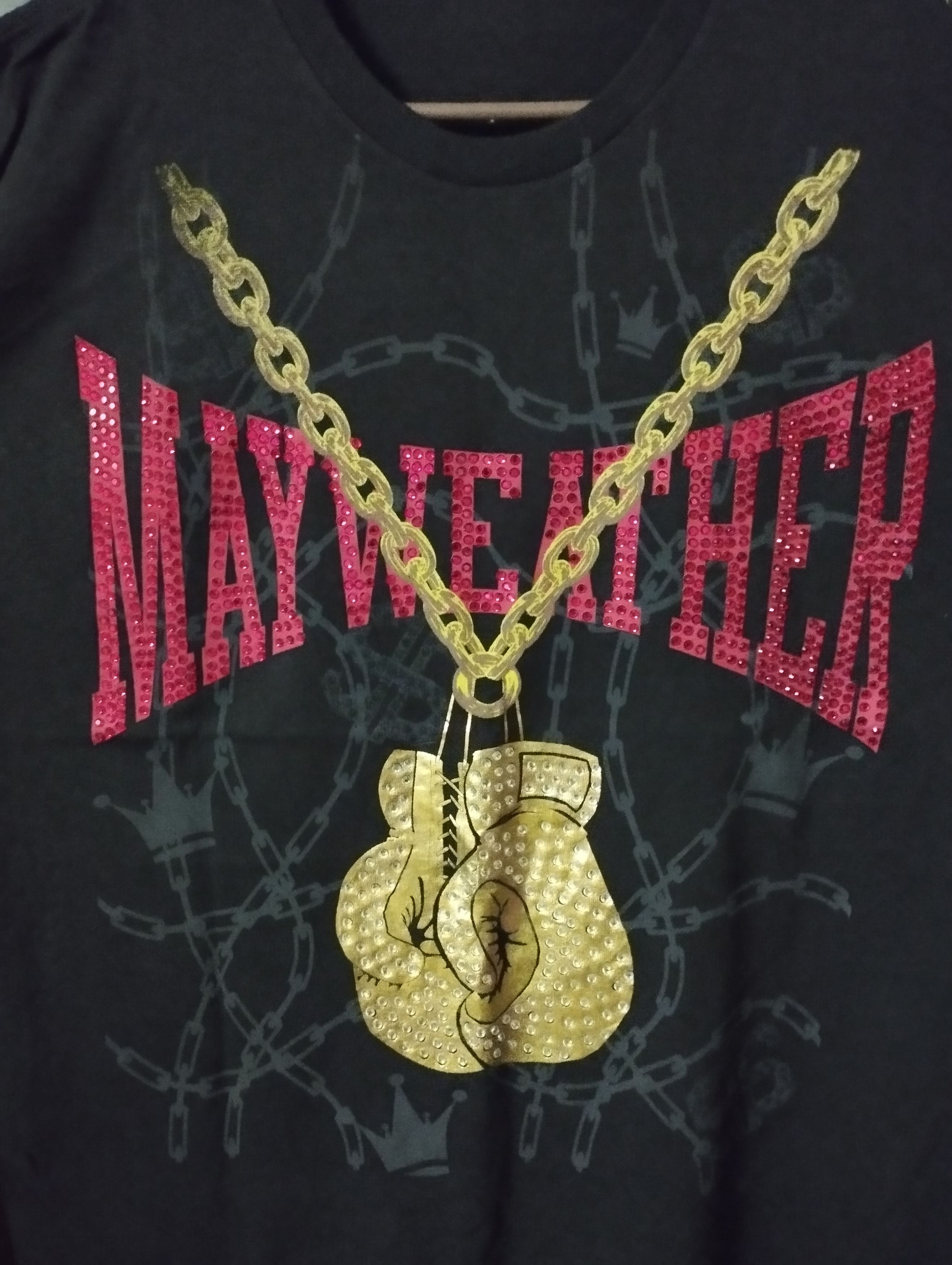 Vintage Vintage Mayweather T Shirt 23x31.5 inches Size US XL / EU 56 / 4 - 9 Thumbnail