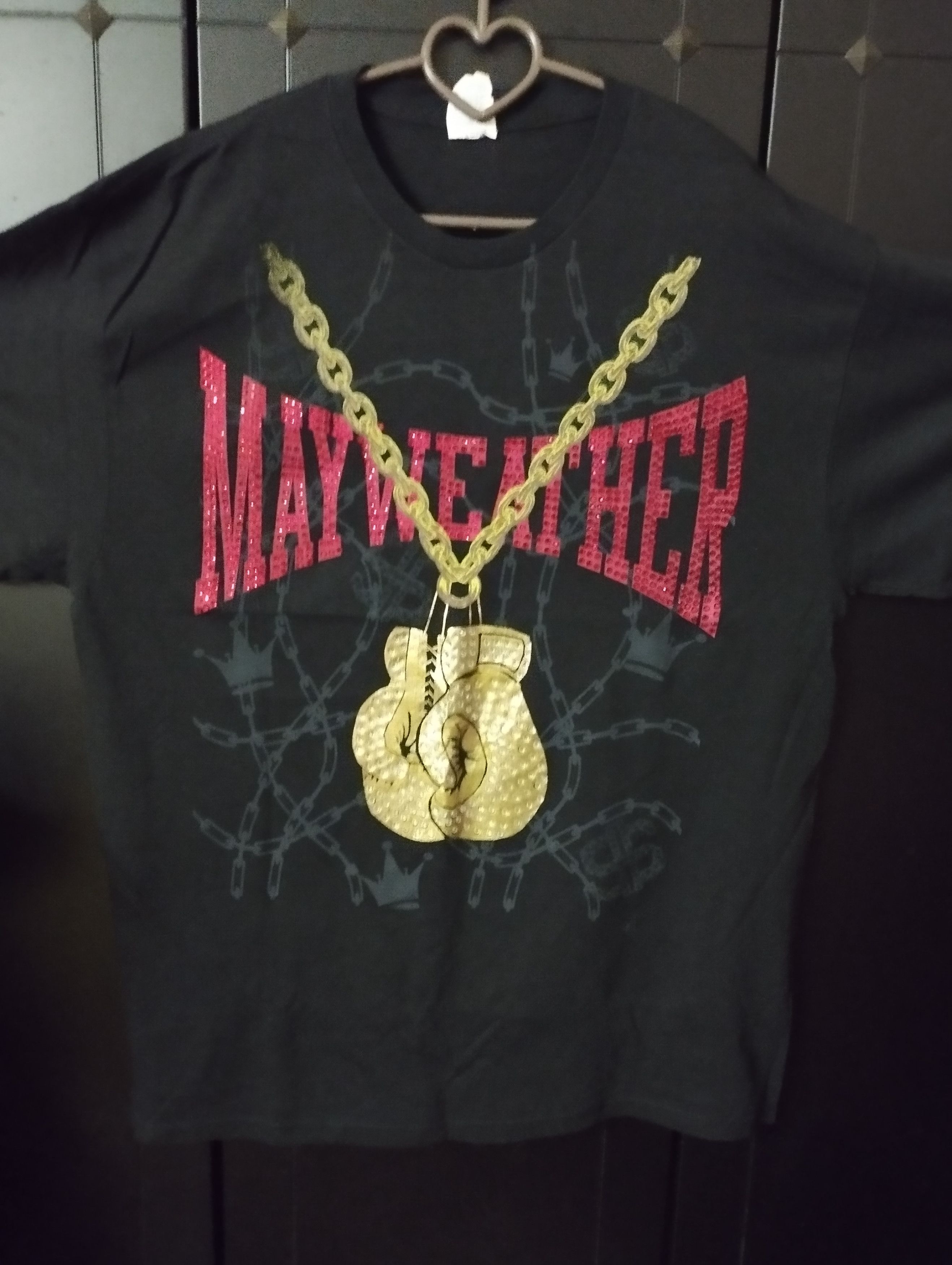 image of Avant Garde x Vintage Mayweather T Shirt 23X31.5 Inches, Men's (Size XL)