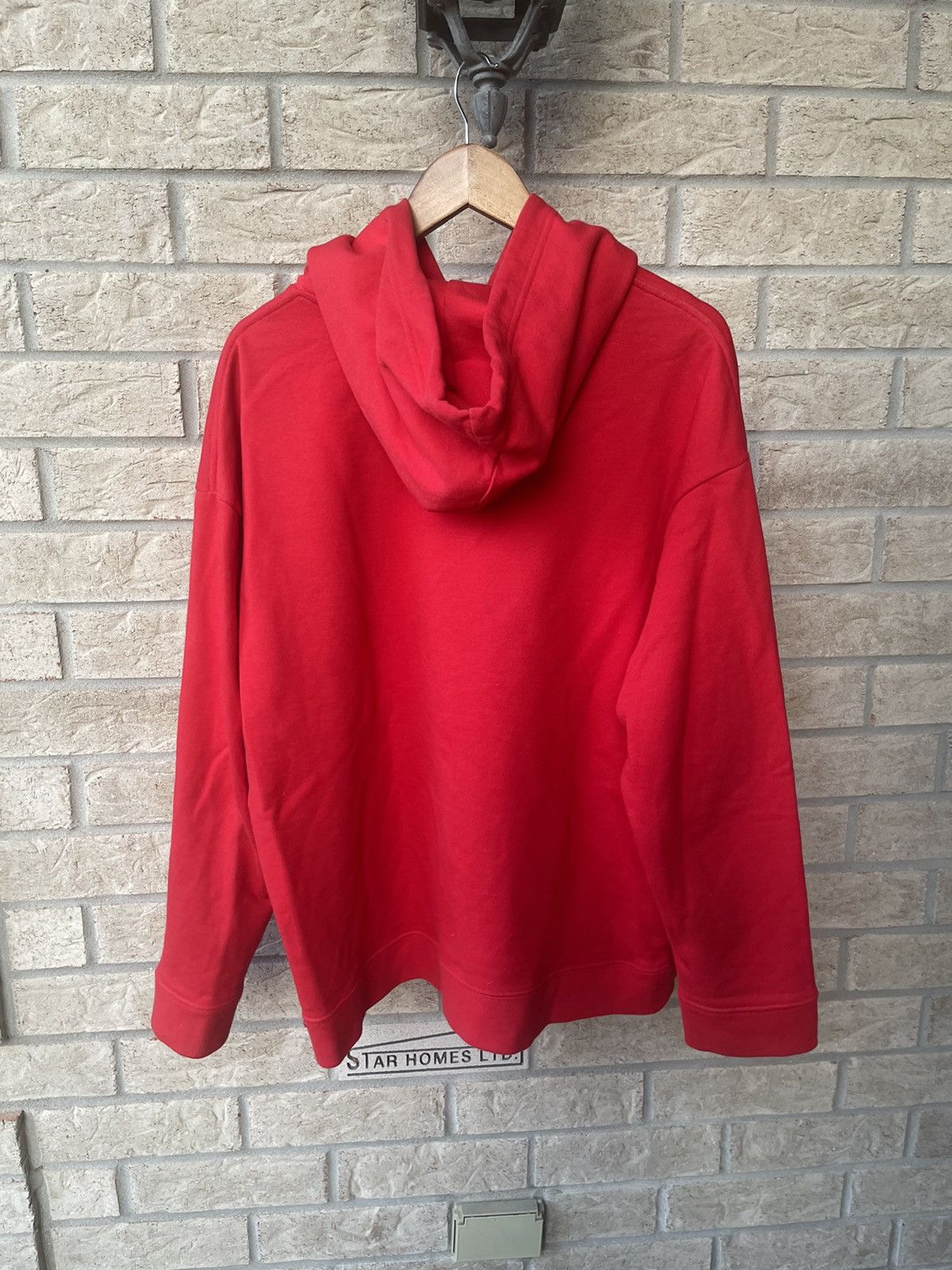 Raf Simons New Order Joy Division Red Hoodie Tops
