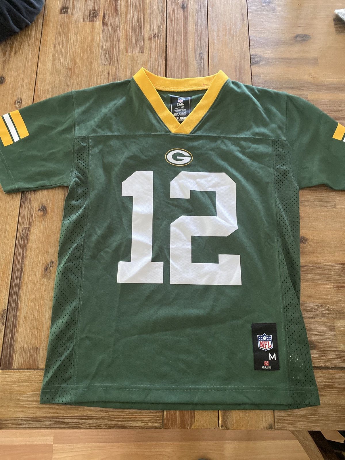 NFL Green Bay Aaron Rodgers YOUTH MEDIUM Jersey Grailed